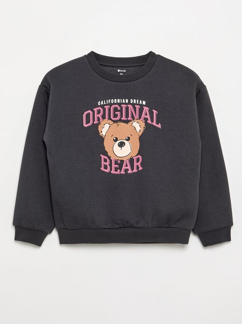 Sudadera de manga larga estampada - Kiabi