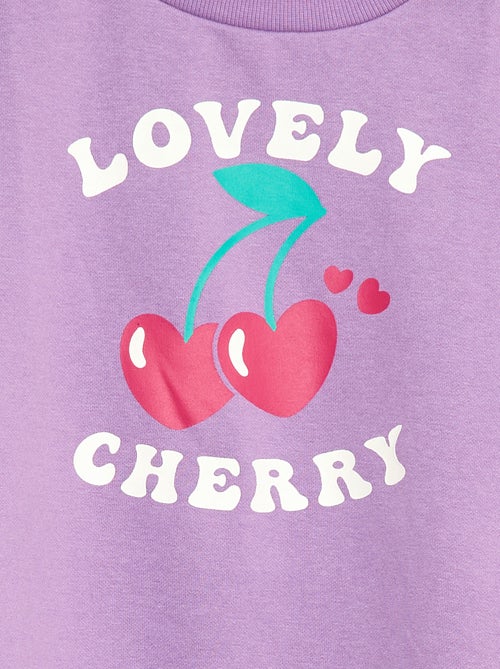 Sudadera de manga larga estampada - Kiabi