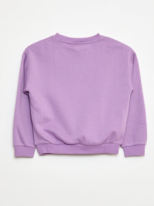 Sudadera de manga larga estampada - Kiabi