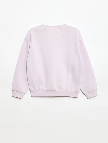 Sudadera de manga larga estampada