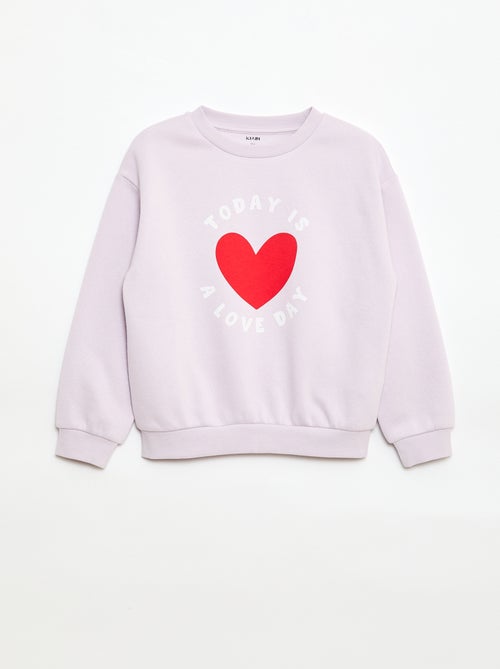 Sudadera de manga larga estampada - Kiabi
