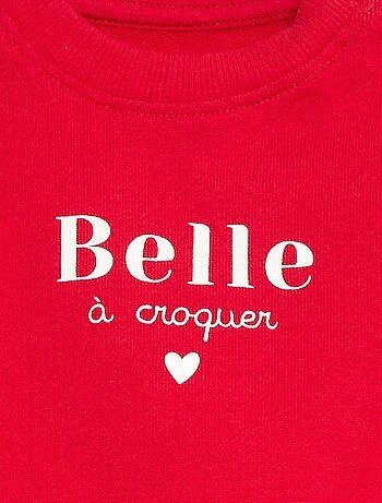 Sudadera de manga larga estampada