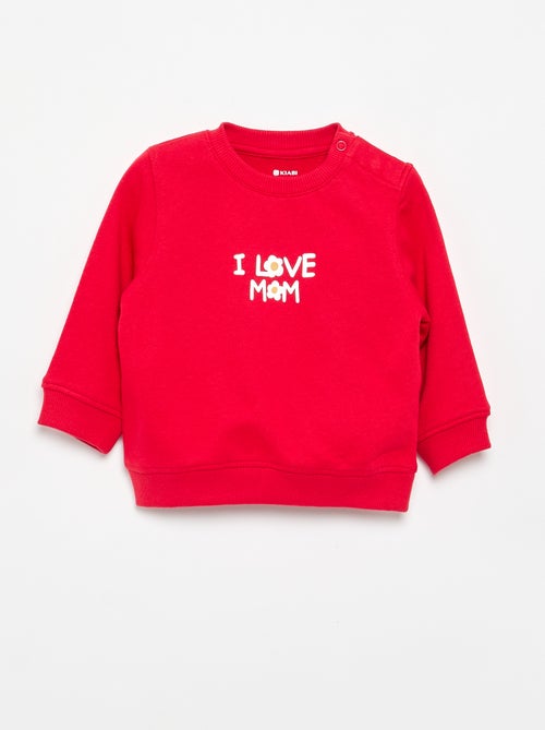 Sudadera de manga larga estampada - Kiabi Sudadera de manga larga estampada - Kiabi