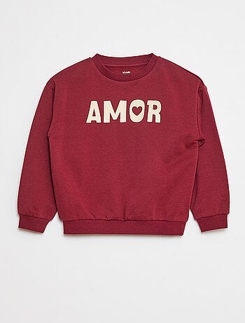 Sudadera de manga larga estampada