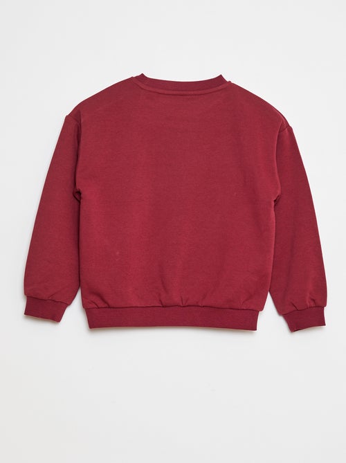 Sudadera de manga larga estampada - Kiabi