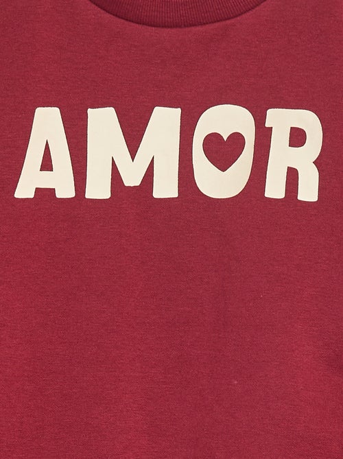 Sudadera de manga larga estampada - Kiabi