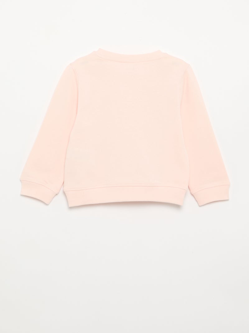 Sudadera de manga larga estampada Rosa - Kiabi