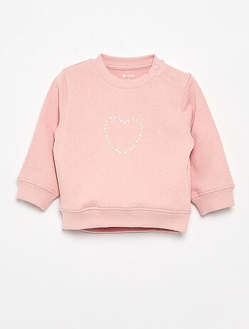 Sudadera de manga larga estampada