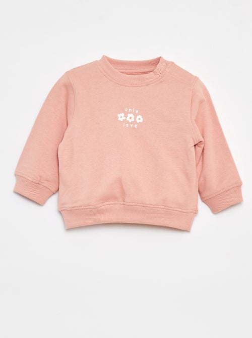 Sudadera de manga larga estampada - Kiabi