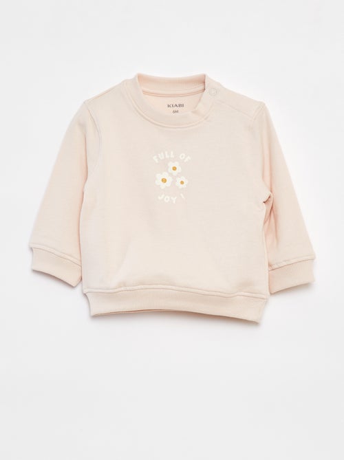 Sudadera de manga larga estampada - Kiabi