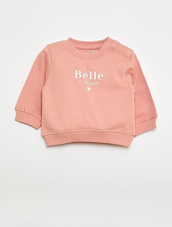 Sudadera de manga larga estampada