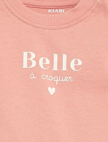 Sudadera de manga larga estampada