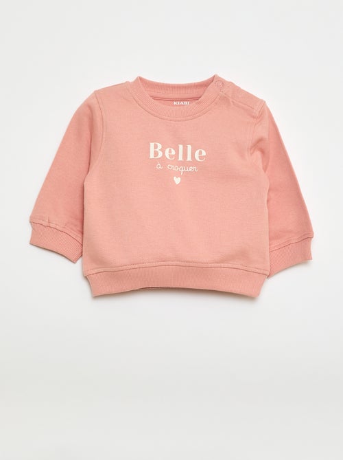 Sudadera de manga larga estampada - Kiabi