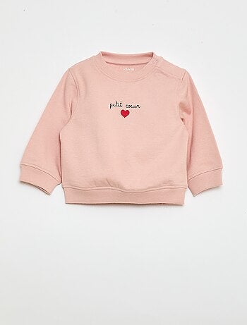 Sudadera de manga larga estampada