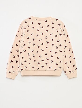 Sudadera de manga larga estampada