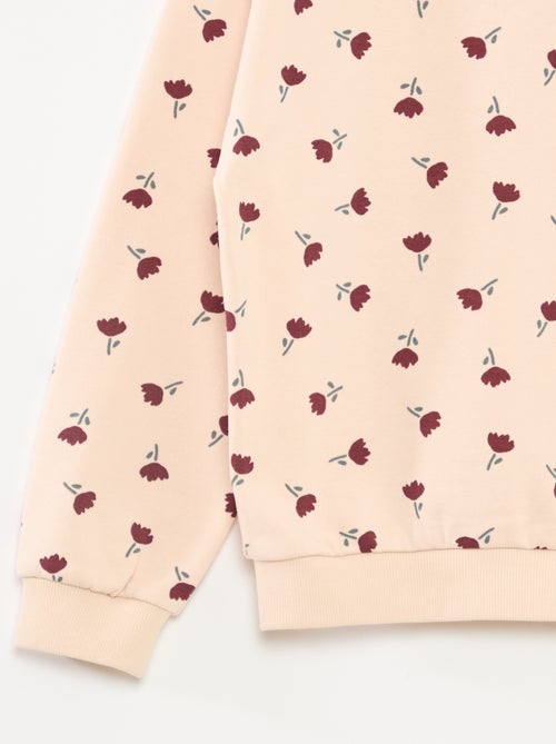 Sudadera de manga larga estampada - Kiabi