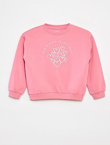 Sudadera de manga larga estampada