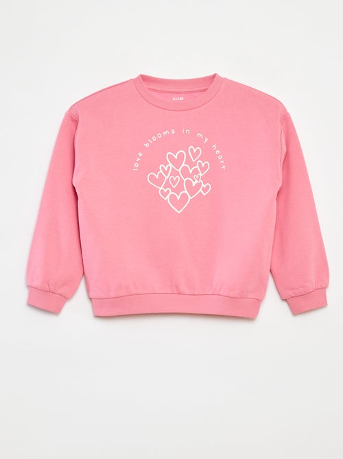 Sudadera de manga larga estampada - Kiabi