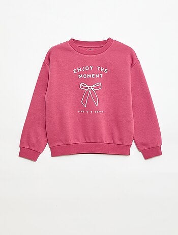 Sudadera de manga larga estampada