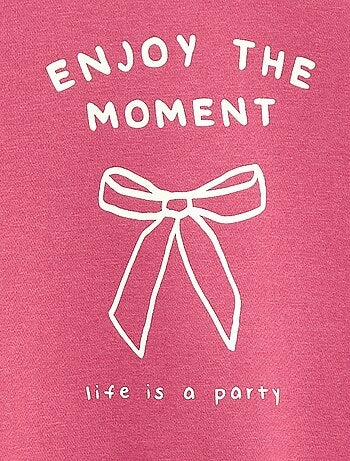 Sudadera de manga larga estampada