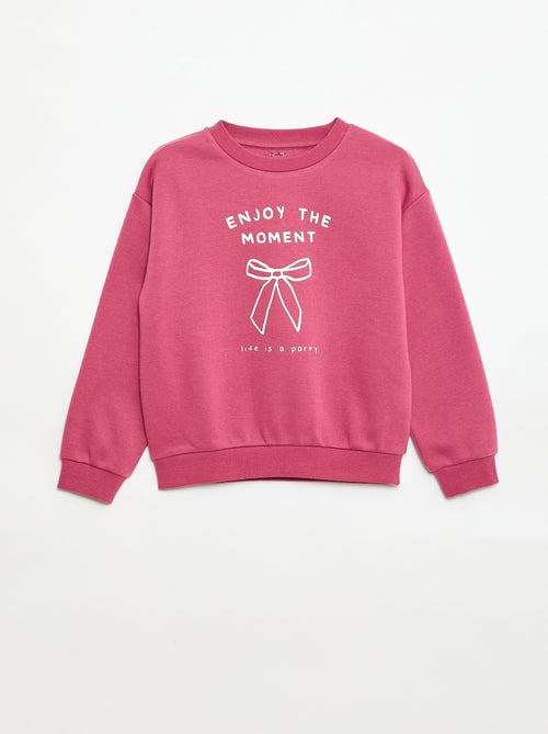 Sudadera de manga larga estampada - Kiabi