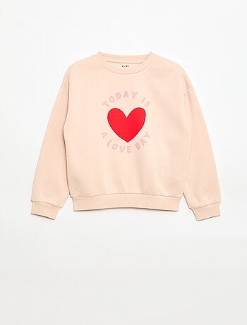 Sudadera de manga larga estampada