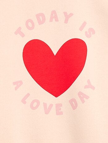 Sudadera de manga larga estampada