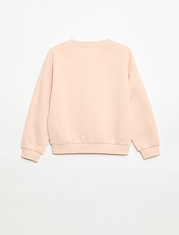 Sudadera de manga larga estampada