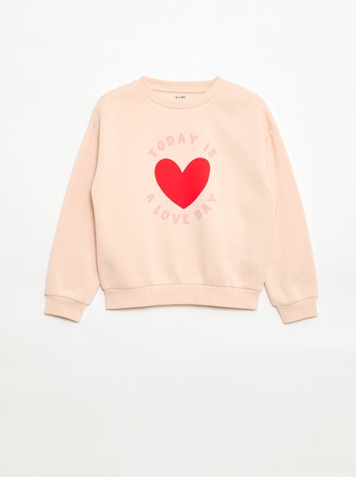 Sudadera de manga larga estampada - Kiabi