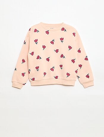 Sudadera de manga larga estampada