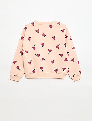 Sudadera de manga larga estampada