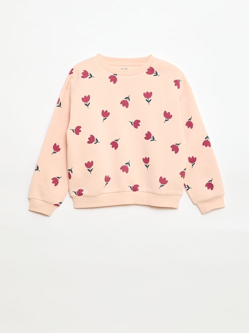 Sudadera de manga larga estampada - Kiabi