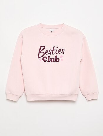 Sudadera de manga larga estampada