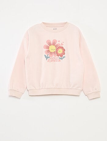 Sudadera de manga larga estampada
