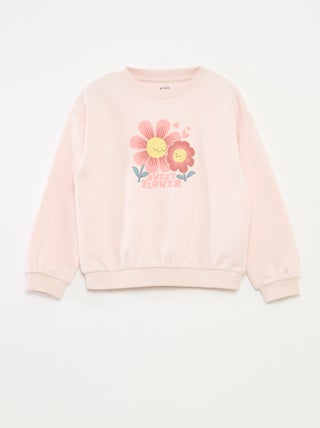 Sudadera de manga larga estampada