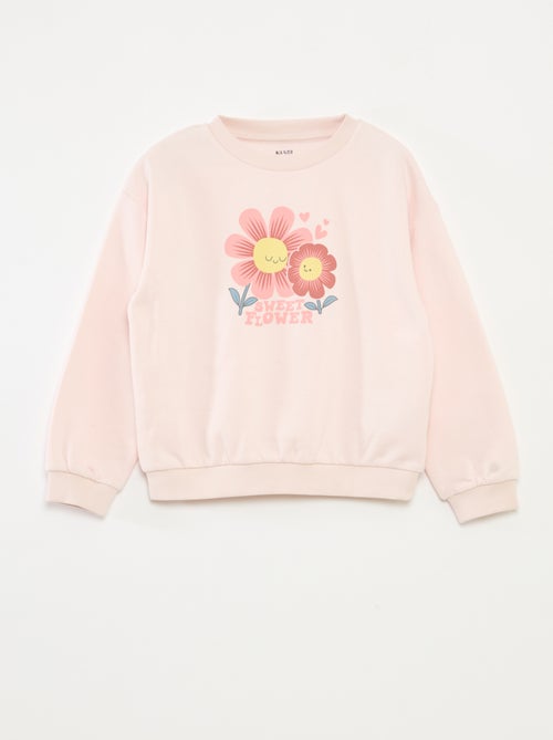 Sudadera de manga larga estampada - Kiabi