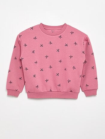 Sudadera de manga larga estampada