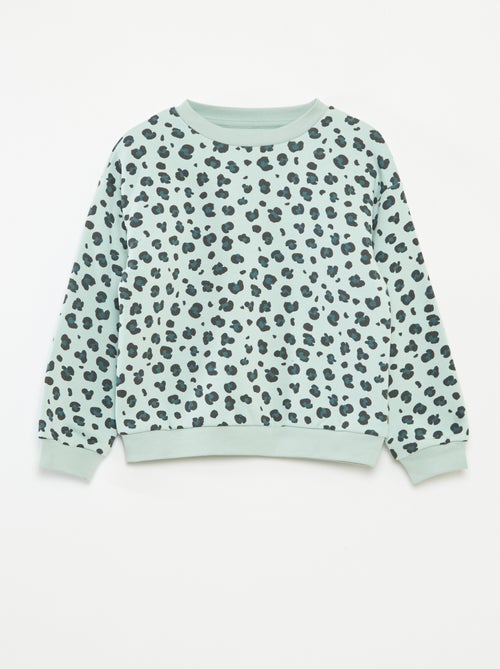 Sudadera de manga larga estampada - Kiabi