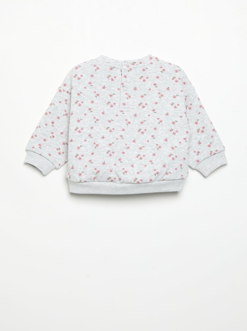 Sudadera de manga larga Gris - Kiabi
