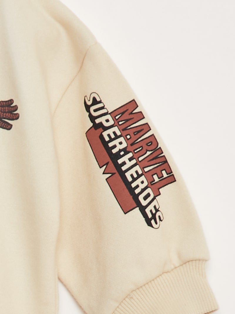 Sudadera de manga larga 'Marvel' BLANCO - Kiabi