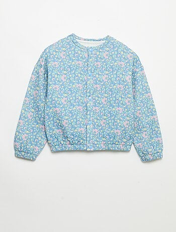Sudadera de manga larga con abertura de botones a presión