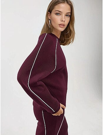Sudadera de manga larga y cuello redondo de corte relajado busem