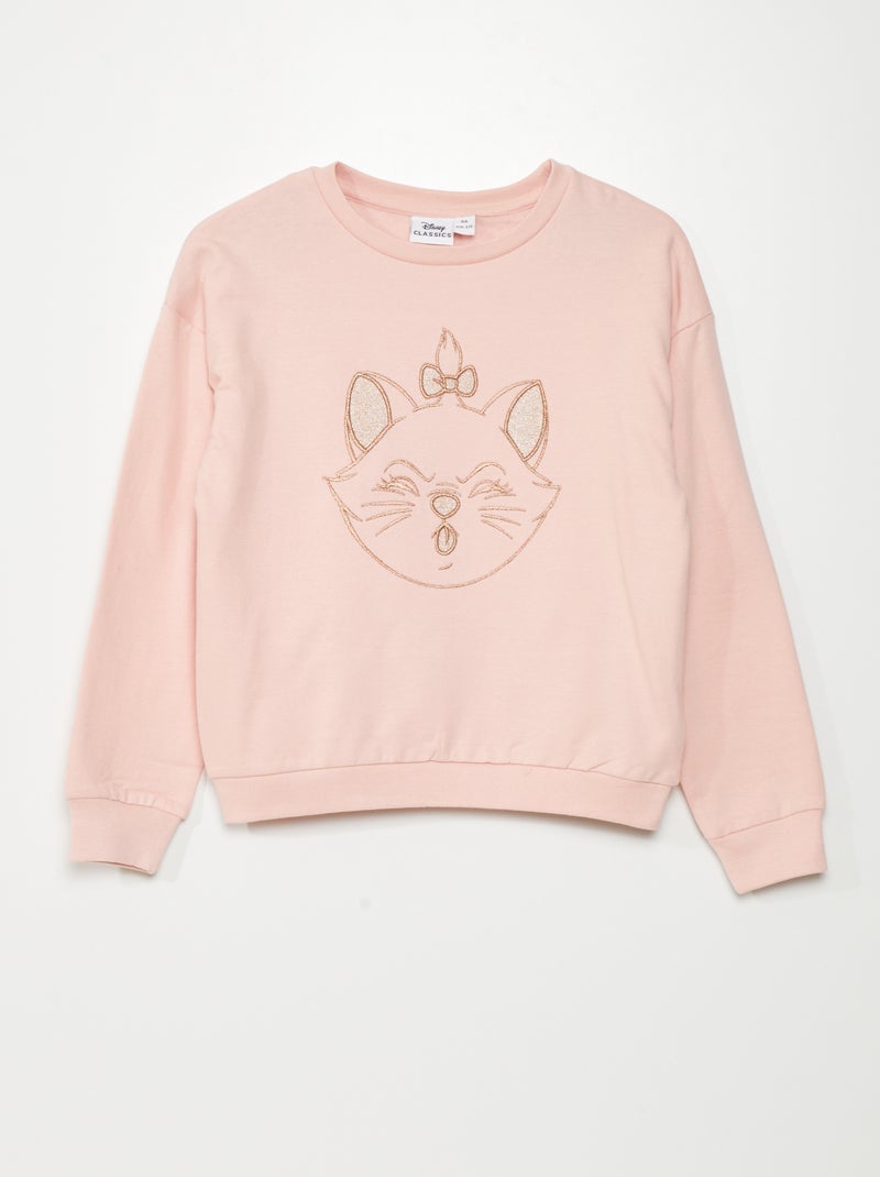 Sudadera de 'Marie' 'Los Aristogatos' ROSA - Kiabi