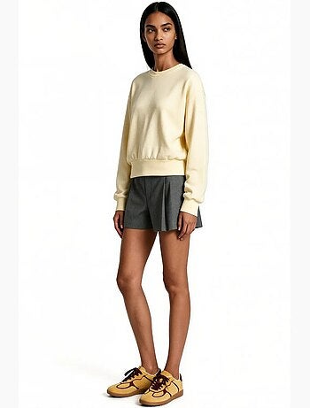 Sudadera de mezcla de algodón para mujer busem