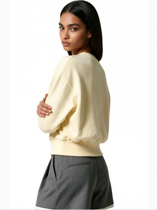 Sudadera de mezcla de algodón para mujer busem - Kiabi Sudadera de mezcla de algodón para mujer busem - Kiabi