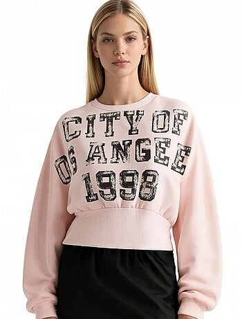 Sudadera de mezcla de algodón para mujer busem