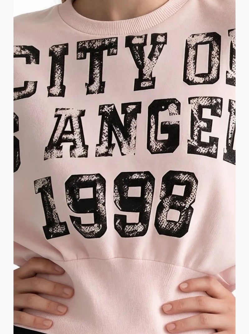 Sudadera de mezcla de algodón para mujer busem Rosa almendra - Kiabi