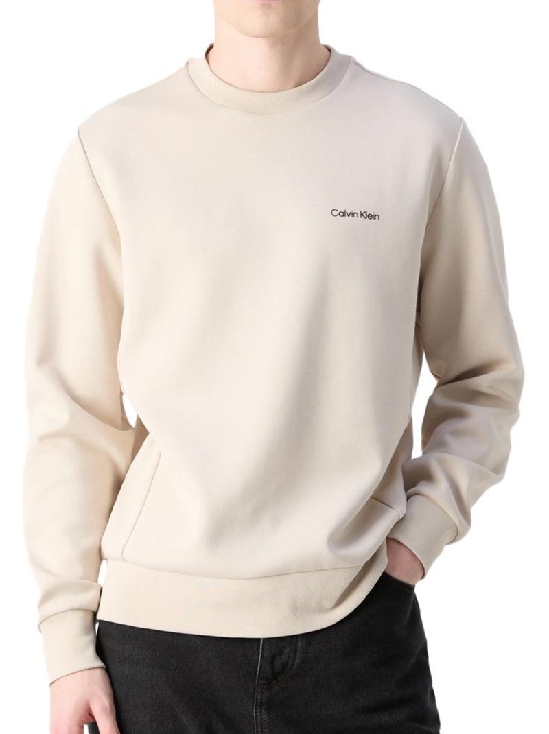 Sudadera de microfibra para hombre calvin klein jeans Beige - Kiabi