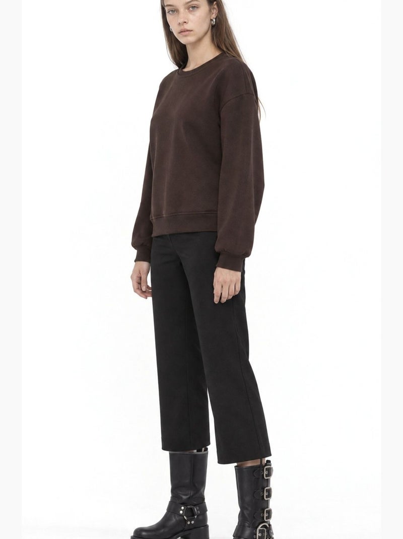 Sudadera de mujer busem Marrón chocolate - Kiabi