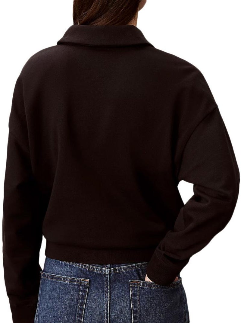 Sudadera de Mujer Calvin Klein Jeans Negro - Kiabi